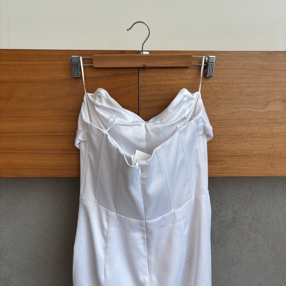 NWT Bardot Jamila Corset Dress in White, Size 6 - Picture 10 of 16